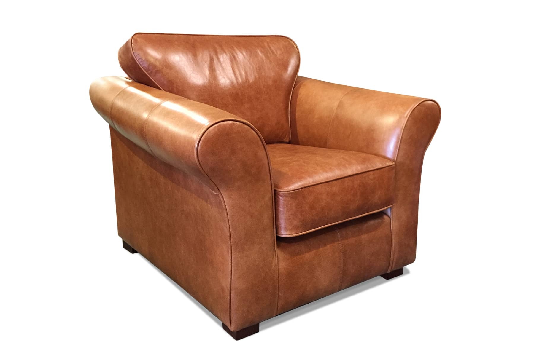 Astor Chair in OE Saddle