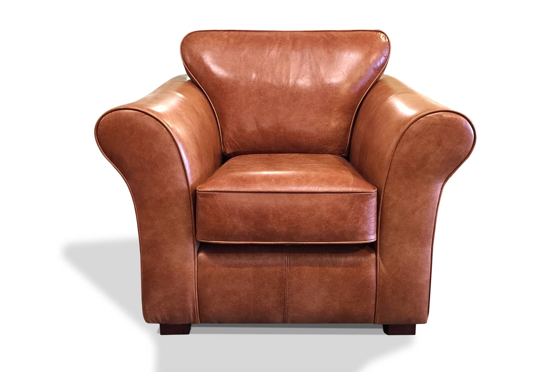 Astor Chair in OE Saddle