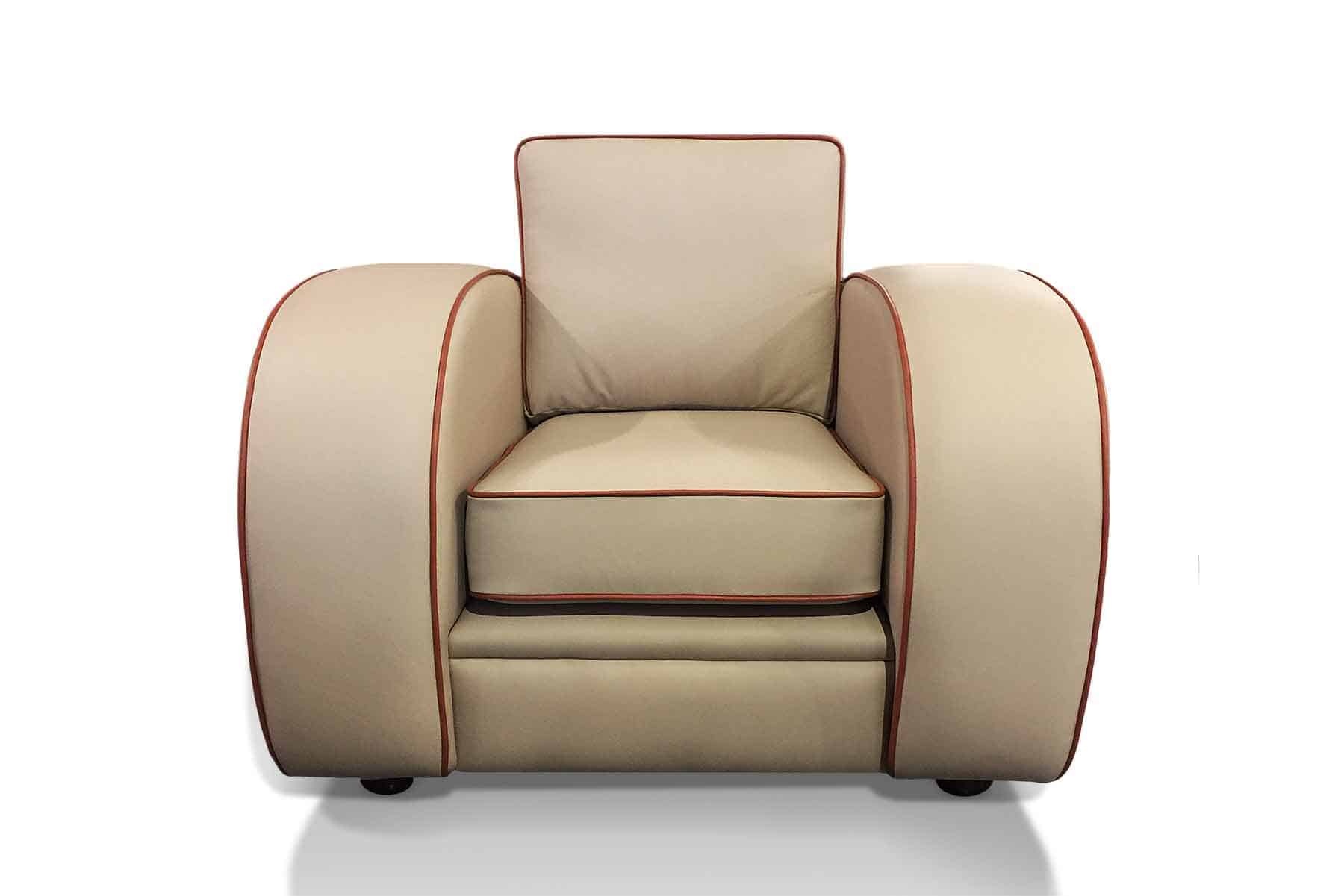 gatsby chair shelly stone medal terracotta piping