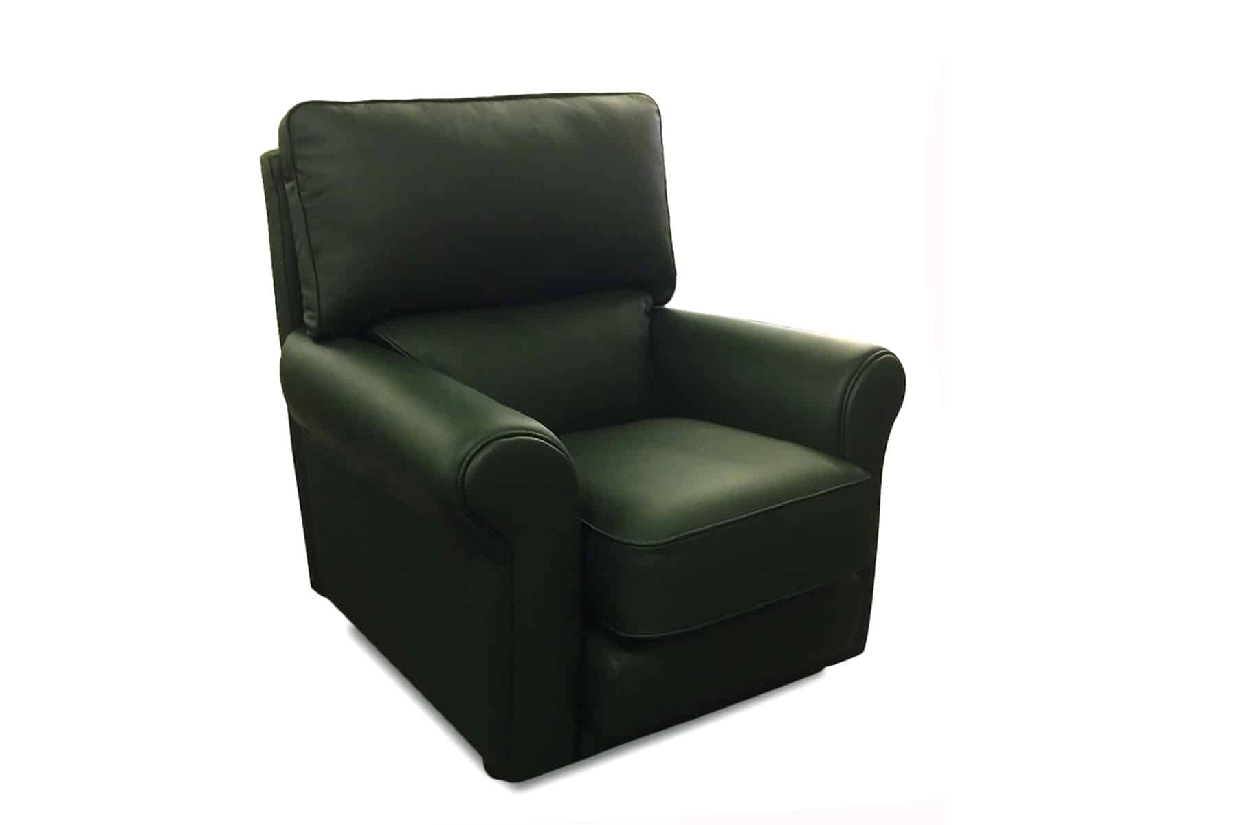 chester chair green side view