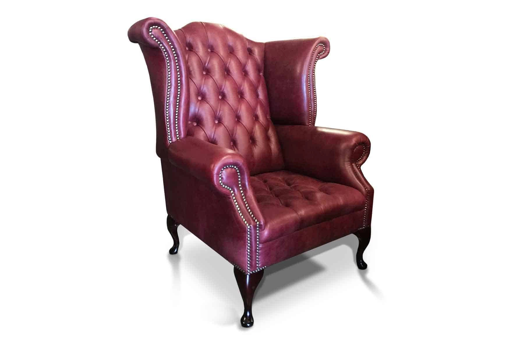 blenheim chair oe burgundy side 1