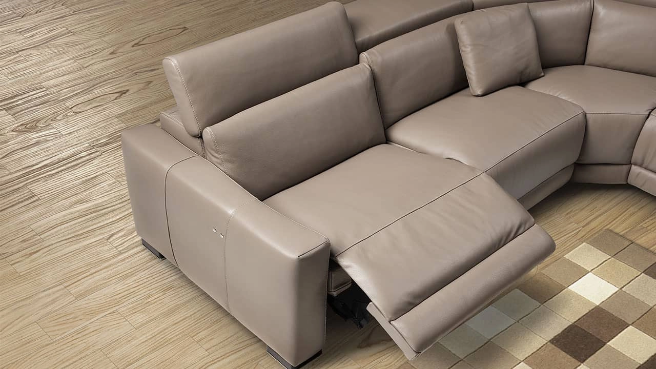 elba detail open recliner