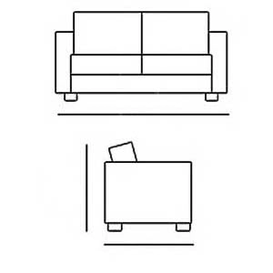 NEWMAN & BRIGHT | Gatsby Show-Wood Sofa NEWMAN & BRIGHT | Gatsby Show-Wood Sofa