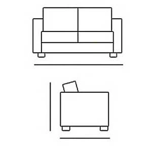 NEWMAN & BRIGHT | Gatsby Show-Wood Sofa NEWMAN & BRIGHT | Gatsby Show-Wood Sofa