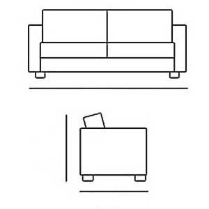 NEWMAN & BRIGHT | Gatsby Show-Wood Sofa NEWMAN & BRIGHT | Gatsby Show-Wood Sofa
