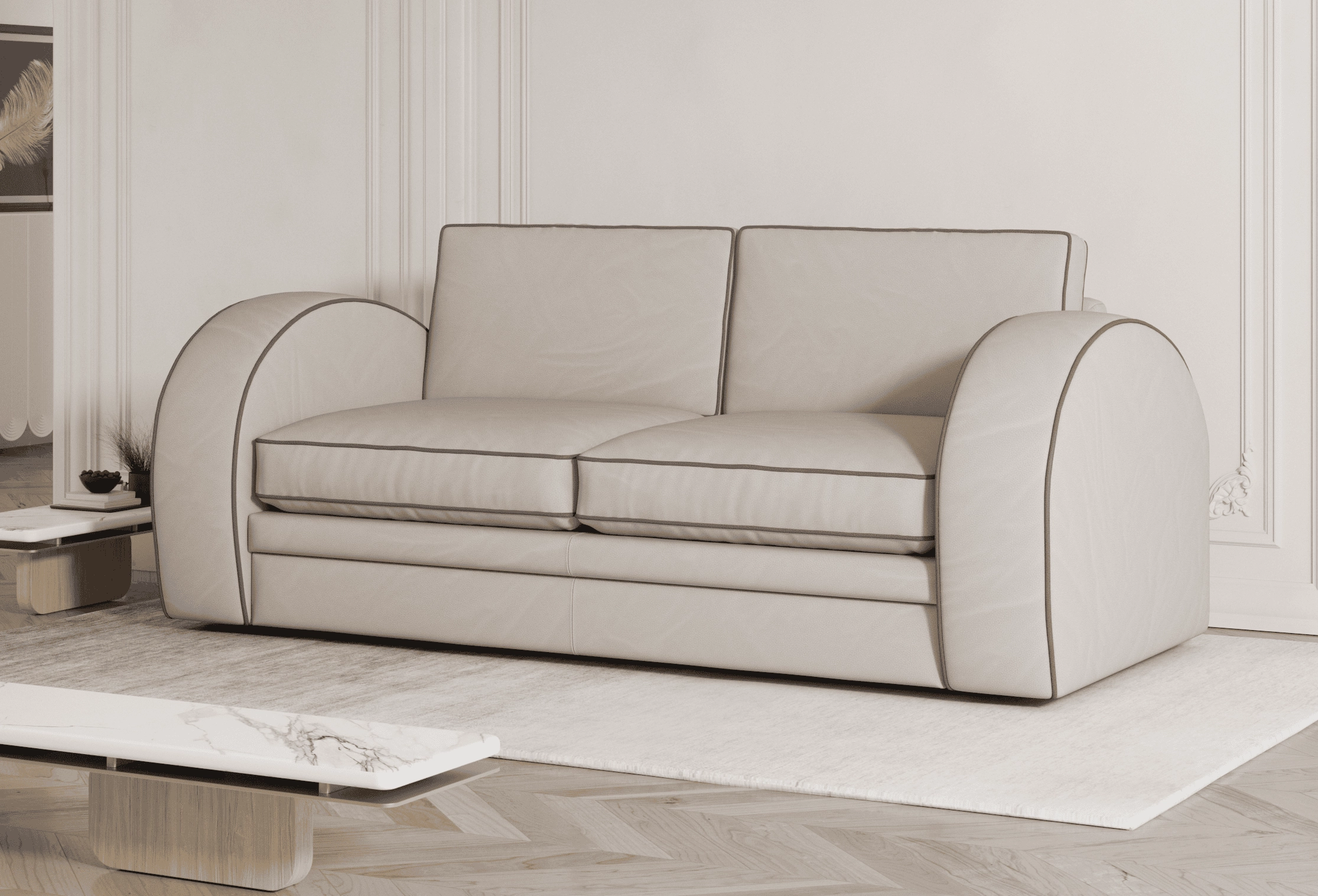 Gatsby leather room side