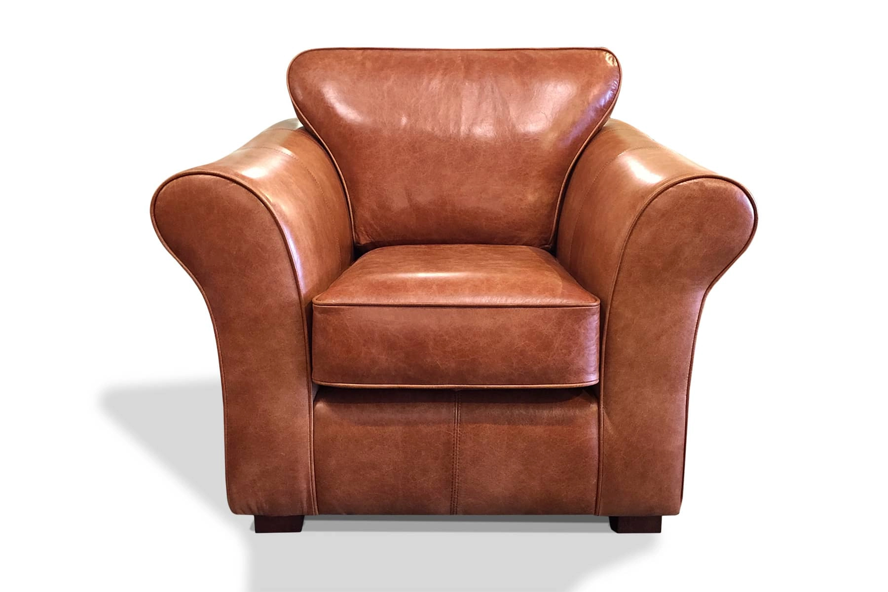 Astor Chair in OE Saddle