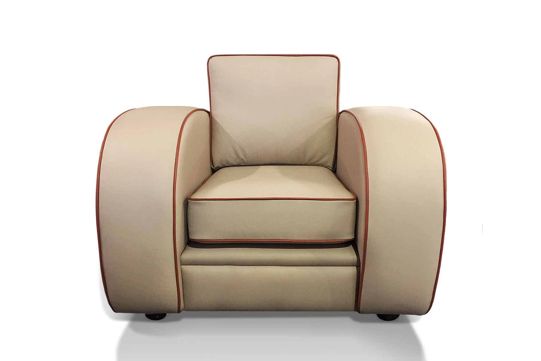 gatsby chair shelly stone medal terracotta piping