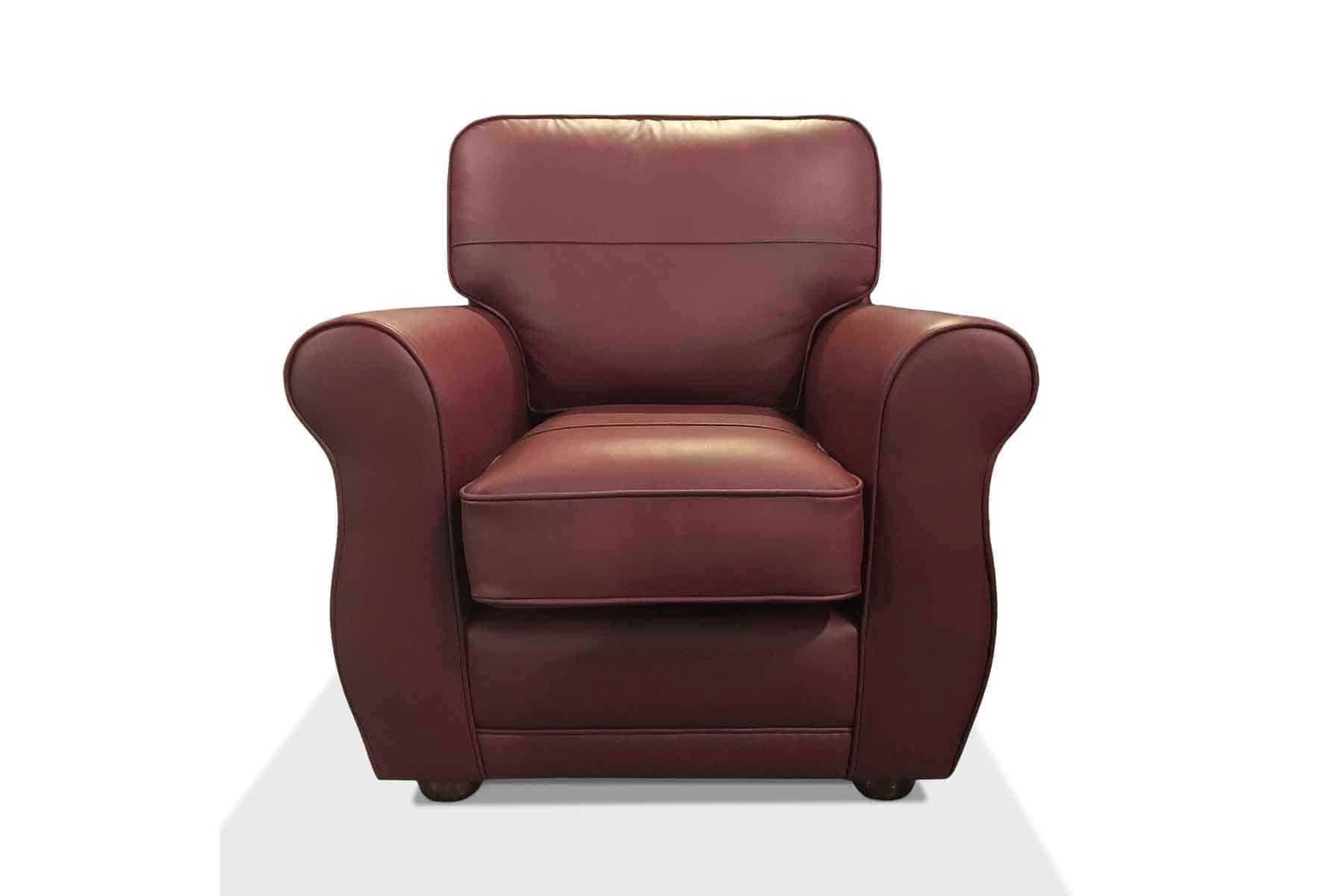 harlow chair in vele ruby