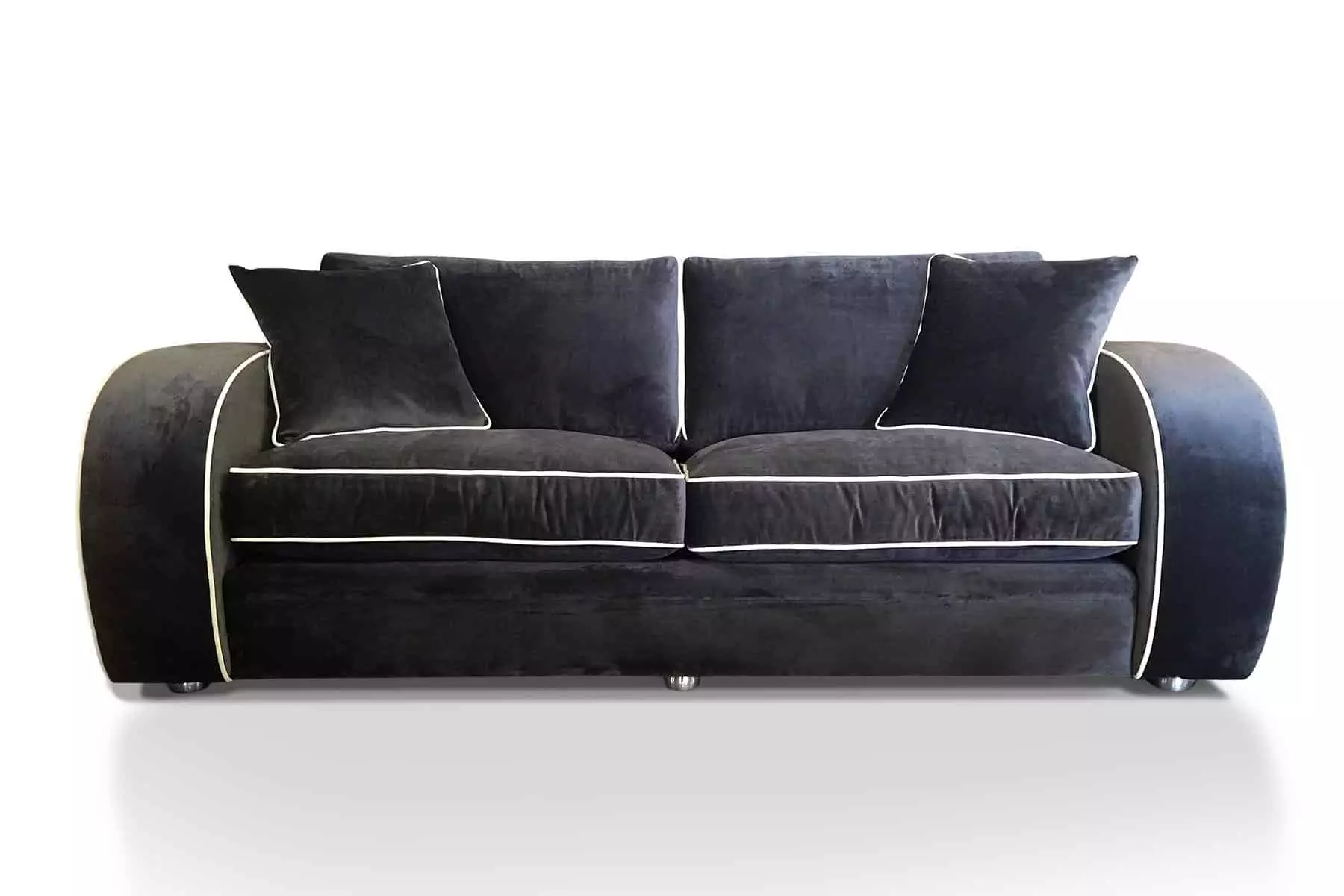 Gatsby Fabric Art Deco Sofa - Image 2