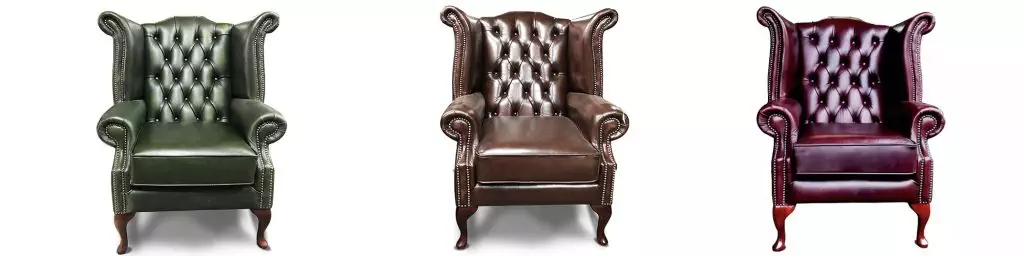 Chesterfield Tudor High Back Chair in 3 Colourways