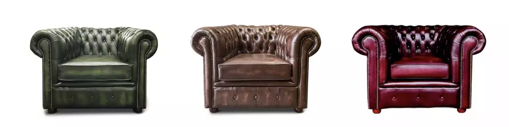 Chesterfield Tudor Low Back Chair in 3 Colourways