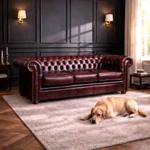 Chesterfield Tudor 3-Seater Sofa